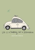 Life Is A Journey VW Card